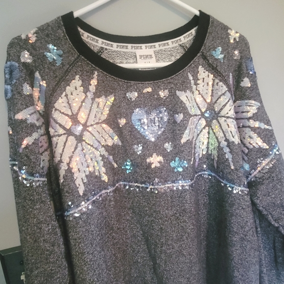 ❄️ PINK Iridescent Snowflake Sweater - Picture 6 of 6